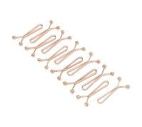 12 Pz Pratico Chiusura Sciarpa Hijab Pins Accessori Sciarpe Chiusura di Fissaggio Lega Sciarpa Clip per Musulmani Donne Elegante Morsetto