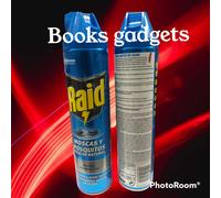 12 pz RAID Insetticida Spray per Mosche e Mosconi Azione Fulminante 600ml