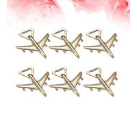 12 pz Retro forma di aeroplano Apribottiglie Portatile Cap Lifter Rifornimenti