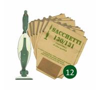 12 pz Sacchetti Aspirapolvere Folletto Scopa Elettrica VK 130 - 131 Compatibili [EEK: A+++]