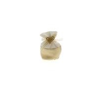 12 pz sacchetto cuore palla 10 cm oro gold bomboniera nozze ETM-C1909-12