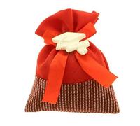 12 pz sacchetto rosso a righe con gesso gessetto tocco cappello | bomboniera por