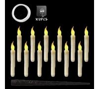 12 pz/set candele galleggianti LED con telecomando decorazione Natale Halloween
