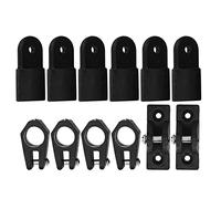 12 pz/set Cerniera del Ponte Mascella Scivolo Occhio Tappo Kit Accessori per Marine Barca Yacht Tubo 7/8 pollici