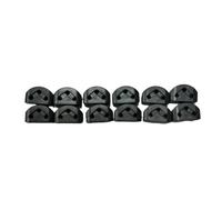 12 pz/set chitarra classica fermo stringa guida stringa fibbia tripla angolo cavo cravatta accessori chitarra stringa fermo guida stringa
