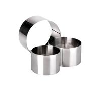 12 PZ STAMPO STAMPINI FORMA PER DOLCI PASTA ANELLO CIRCOLARE 6 X 6 CM CUCINARE