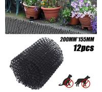 12 pz Tappetino repellente per gatti in plastica per spine spine per controllo p