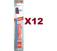 12 PZ TAU-MARIN 27mm SPAZZOLINO DURO PROTEZIONE ANTIBATTERICA