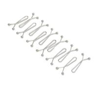 12 Pz Versatile Lega Sciarpa Pins Per Le Donne Sciarpe Chiusura di Fissaggio Scialle Clip Accessorio Per Le Donne Hijab Fastener, Misura unica, come descritto