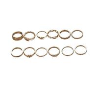 12 pz Vintage Bohemian Stacking Anelli Finger Knuckle Midi Ring Set per le donne Trattamento molto attraente