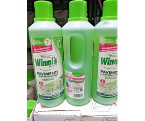 12 pz Winni's Detergente per Pavimenti & Superfici Lavabili Aloe Vera Bio 40 Lav