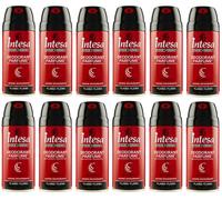 12 PZ x INTESA POUR HOMME YLANG-YLANG DEODORANTE PROFUMO UOMO BODY SPRAY 150 ml