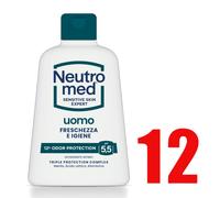 12 PZ x NEUTROMED DETERGENTE INTIMO UOMO FRESCHEZZA IGIENE Ph 5,5 200 ML