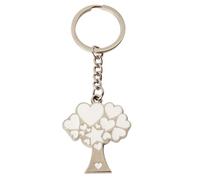 12 PZ ZAMA Portachiavi ALBERO DELLA VITA silver 4 cm BOMBONIERA 1FN2