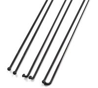 12 raggi Aero Wing a 20 raggi - J-Bend 14G (2,0 mm) a lama piatta in acciaio inox per strada/per MTB, kit di costruzione ruote da 220 mm a 306 mm (J-BEND 268 mm)