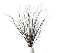 12 rametti artificiali ricci di salice per vaso, realistici, 77 cm, rami secchi decorativi, per casa, matrimonio, decorazione fai da te (marrone Natrual)