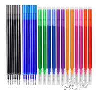 12 Refill per Penna Gel Cancellabile,compatibili con Legami,Altezza 13 cm,Punta 0,7 mm,e 12 ricariche colorate, 0,7 mm, altezza 10,5 cm,Per la scuola e la vita di tutti i giorni