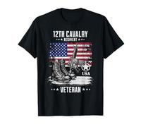 12° reggimento di cavalleria veterano militare veterano angosciato Maglietta