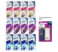 12 Ricariche per Diffusore GLADE MICROSPRAY Fragranze Assortite casa