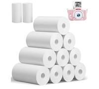 12 Rotoli Carta Termica Macchina Fotografica bambini istantanea Carta per Stampante Termica 57x30mm Usato per Stampa Foto Senza inchiostro da stampa