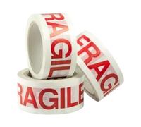 12 ROTOLI DI NASTRO ADESIVO SILENZIOSO FRAGILE 48X66 SCOTCH IMBALLAGGIO PACCHI