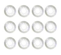 12 rotoli di nastro adesivo trasparente impermeabile largo 8 mm per ufficio scolastico e confezioni regalo materiali di scrittura trasparenti di piccole dimensioni adesivo forte