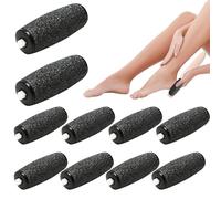 12 rotoli di ricambio compatibili con Scholl Velvet Smooth, per rimozione di calli Scholl, per ricariche extra ruvide per lima elettrica per pedicure, set per la cura dei piedi per la rimozione della