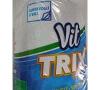 12 ROTOLONI ROTOLONE BOBINE 3 VELI ASCIUGATUTTO VIT TRIX RESISTEN PROFESSIONALE