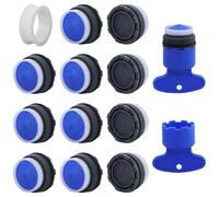 12 rubinetto Sieb Sieb set set di setaccio ad aria spudlerspring attaccamento cucina spool il bidone della ventilazione del cocklorker labbra inserto per becco aria barker adatto (M21.5)