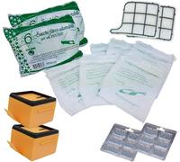12 Sacchetti 12 Profumini 2 Filtri Hepa 2 Filtri Motore Compatibili Aspirapolver