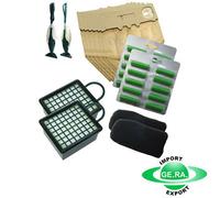 12 SACCHETTI + 20 PROFUMI +2 FILTRI HEPA + 2 FILTRI ODORI PER VK130/131 FOLLETTO
