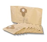 12 Sacchetti Aspirapolvere per Parkside PNTS 1400/1500, PWD 25/30 | Compatibili con Einhell TE-VC 1820s, 1825, BT-VC 1815K | Sacchetti Filtro per Aspirapolvere a Secco e Umido 30L