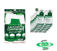 12 SACCHETTI COMPATIBILI PER VORWERK FOLLETTO VK140 150 (NO VK 200 220S 135 131)