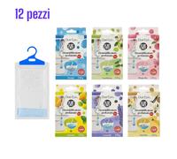 12 Sacchetti Deumidificatori Armadio vestiti assorbi umidità anti odore muffa