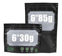 12 Sacchetti di Conservazione Riutilizzabili (30g×6, 85g×6), Sacchetti Ermetici con Controllo degli Odori e Protezione UV, Buste con Controllo dell’Umidità Integrato (58-62%)
