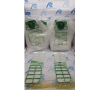 12 SACCHETTI FOLLETTO VK 200 VK 220S +12 PROFUMI 2 FILTRO MOTORE SACCHI FILTRI
