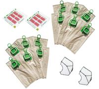 12 SACCHETTI FOLLETTO VK140 150 2 FILTRI 12 PROFUMI FRAGOLA NO ORIGINALE VORWERK