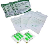 12 SACCHETTI IN MICROFIBRA + 12 PROFUMI AL PINO PER FOLLETTO VK 135 136 Garantiti S&G group