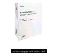 12 SACCHETTI ORIGINALI WORWERK PER FOLLETTO VK 135, 136 N. 2 CONFEZIONE