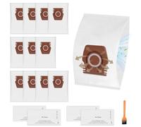 12 Sacchetti per Aspirapolvere CO Compatibili con Miele Pure CO per Aspirapolvere Guard M1 S8380 Flex Select Parquet XL Silence Performance Cat & Dog Serie con 4 Filtri Scarico
