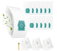 12 Sacchetti per aspirapolvere compatibili con Miele Guard L1, S1, M1 - Alta capacità - Include 3 filtri di protezione motore (Blu)