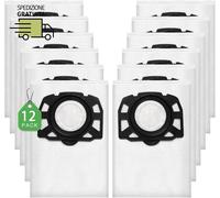12 Sacchetti per Aspirapolvere KFI 357 per Aspirapolvere Kärcher Wd2Plus/Wd3/Kwd