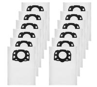 12 sacchetti per aspirapolvere KFI 357 per Kärcher WD2 Plus / WD3 / KWD1 / KWD2
