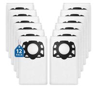 12 sacchetti per aspirapolvere KFI 357 per Kärcher WD2Plus/WD3/KWD1/KWD2/KWD3