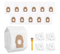 12 sacchetti per aspirapolvere per Miele Guard M1 L1 S1 | Compatibile con sacchetti per aspirapolvere Miele Guard S1, grande capacità, con 4 filtri di protezione del motore