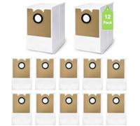 12 sacchetti per la polvere di ricambio M2 Pro compatibili con aspirapolvere robot Lefant M2 Pro/M2 Plus/M2S Pro, grande capacità