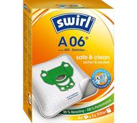 12 Sacchetto Aspirapolvere SWIRL A06 Microfibra A 06 per AEG, Electrolux