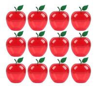 12 scatole rosse a forma di matrimonio, scatole regalo in plastica per feste di Natale, bomboniere per insegnanti, regali di apprezzamento e piccoli oggetti, per dolci e frutta secca, mini contenitori