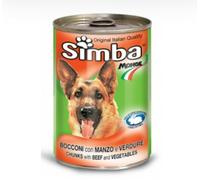 12 scatolette MONGE ALIMENTO CIBO BOCCONCINI PER CANI CANE UMIDO 1230gr MANZO
