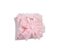 12 SCATOLINA PORTA CONFETTI CON FIORE BOMBONIERA NASCITA BATTESIMO BIMBA ROSA